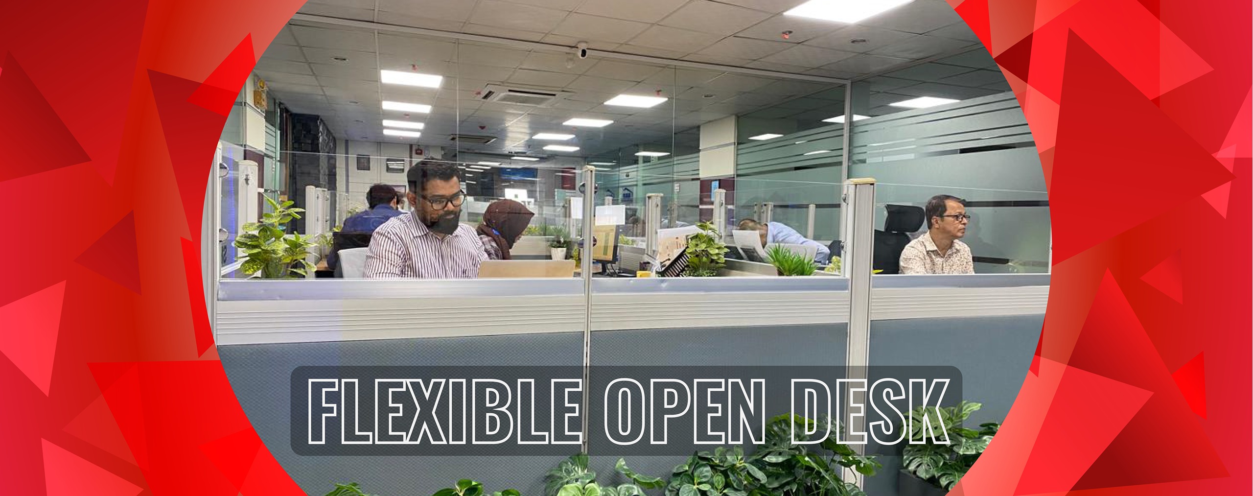 Flexible Open Desk Office Service In Dhaka